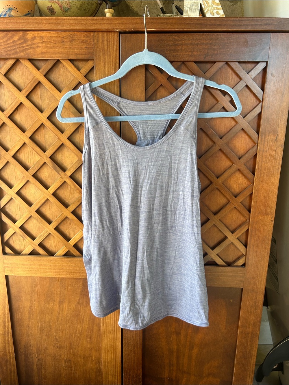 Purple Gray Lululemon Tank Top